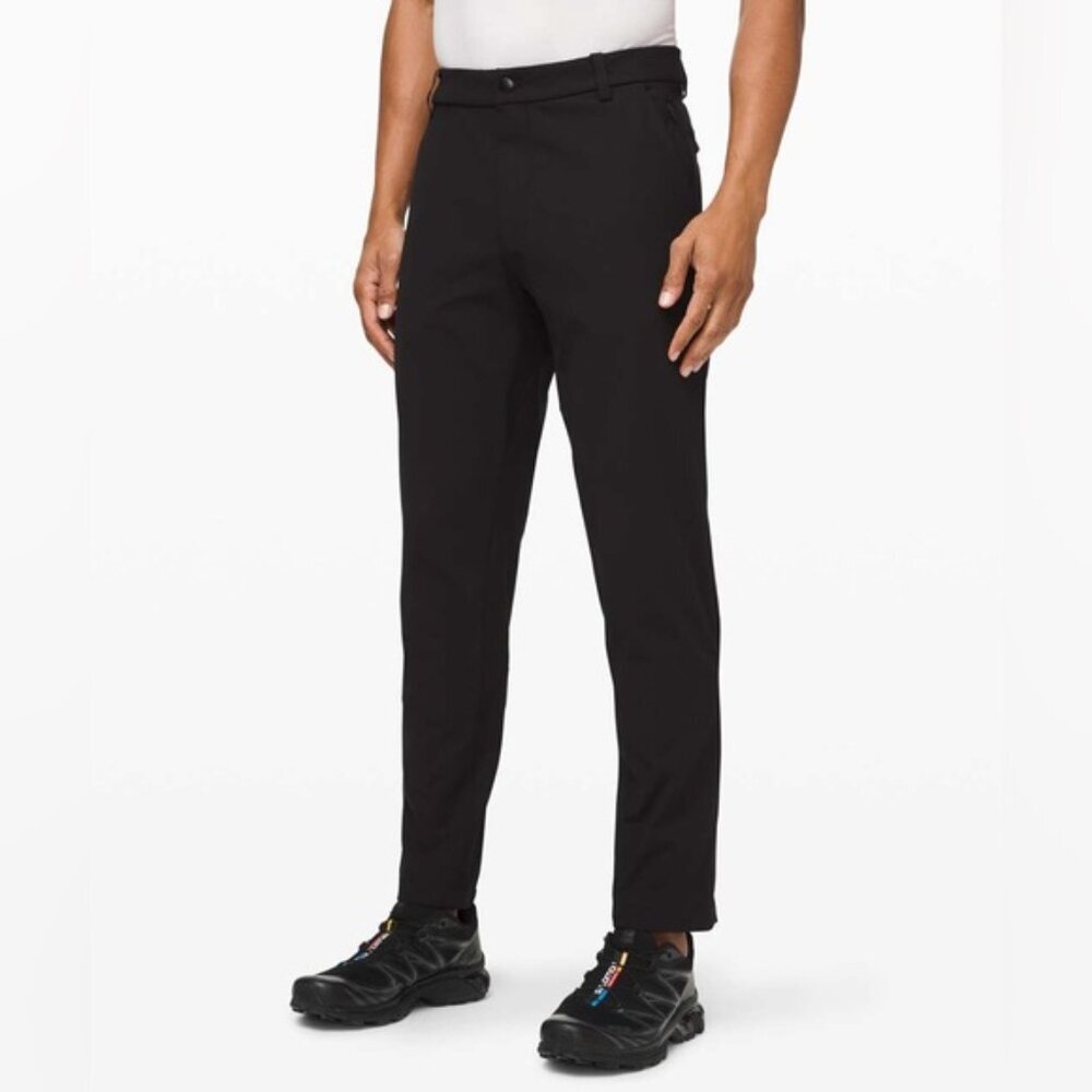 Lululemon Commission Pant Classic *Warpstreme 34" Black Size 36